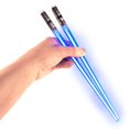 thumbnail image 1 of Chop Sabers Light Up LightSaber Chopsticks (1 Pair, Blue), 1 of 6
