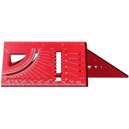 Slide Square Protractor Woodworking Square Accurate and Easy-to-Read Frame Protractor for ...