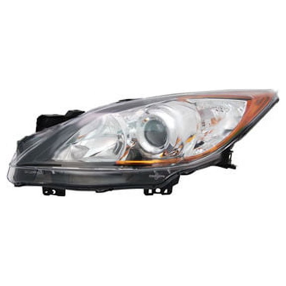 Left Headlight Assembly - Compatible with 2010 - 2013 Mazda 3 2011 2012