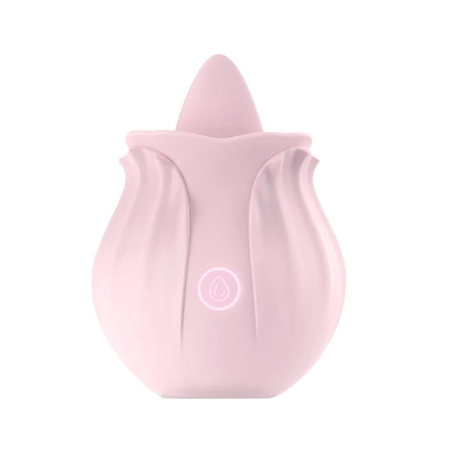 Lengua Vibrante Licker Rose Juguete Para Mujeres Con Lengua Impermeable Recargable Rose Flower Toy 10 Frecuencia sonducket XX000531-00