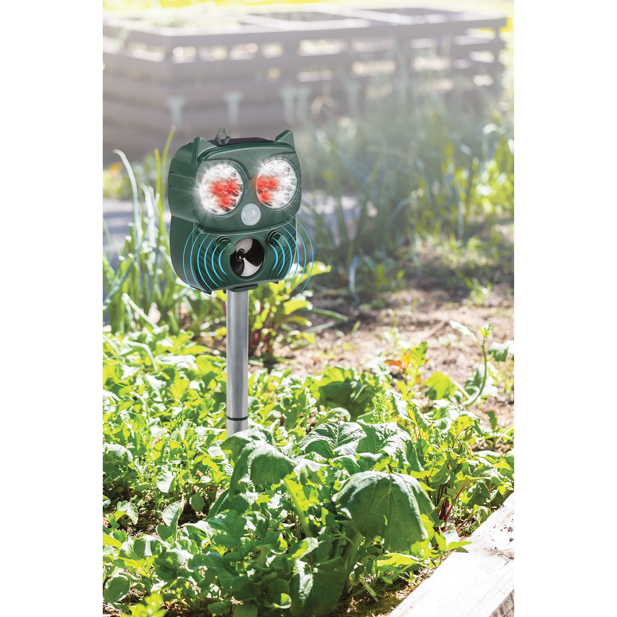 Innovative Living Solar Ultrasonic Owl Repeller