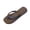 Coffee, variant on Women's Flip-Flops Herringbone Solid Color Non-Slip Bathroom Slippers Lightweight Casual Summer Beach Slippers Coffee