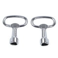 thumbnail image 3 of 6X Key Slot for Bolt Triple-Cornered Triangular Metal Panel 8 mm,6 x triangular wrench,Silver, 3 of 8