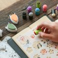 thumbnail image 2 of EXHUMKY 5Pcs Finger Daubers Kit Plastic Assorted Color For DIY Graffiti Craft Projects, 2 of 8