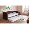 thumbnail image 1 of Cama Doble De Lino Chocolate Makora Modelo Gambino Incluye 2 Colchones, 1 of 8