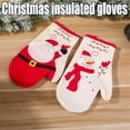thumbnail image 1 of Fiudx Guantes Térmicos Navideños, Diseño de Muñeco de Nieve, Ajuste Universal, Prácticos para Horno y Microondas, Herramienta Versátil para Cocina y Barbacoa, Esenciales para Las Fiestas, 33 Cm de La, 1 of 7