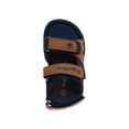 thumbnail image 4 of Rugged Bear Boys Open Toe Doule Hook & Loop Toddler Sport Sandals - Navy Tan, 8, 4 of 5