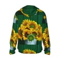 thumbnail image 3 of Fotbe Sunflowers in Bucket Men's Women's UPF 50+ Sun Protection Jacket Hooded Cooling Shirt with Pockets Hiking Outdoor Performance-X-Large, 3 of 9