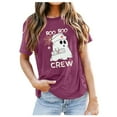 thumbnail image 1 of Halloween Ghostly Printed T-Shirt Adorable Festive Tee For Women's Celebration, 1 of 5