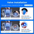 thumbnail image 2 of Lot de 6 Filtre à Eau de Remplacement compatible avec Tous les Brita6, 2 of 5