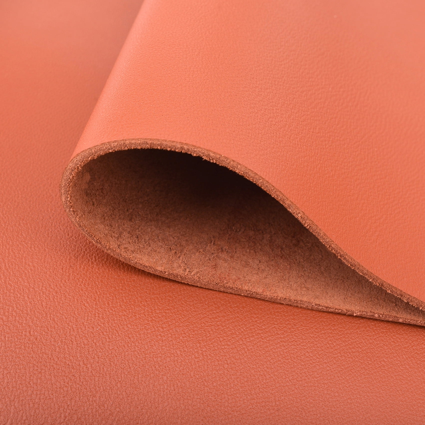 1-1.2mm Soft Sheepskin and Lambskin Leather Sheet for Sewing Crafting Projects Brown