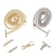 thumbnail image 3 of 2pcs Chic Cadenas de reloj de bolsillo Cadena decorativa de vaquero con gancho para hombres y mujeres, 3 of 4