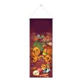 thumbnail image 2 of Ktlvex Halloween Door Cover Scary Pumpkin Ghost Door Decorations Happy Halloween Door Banner Decorations Horror Trick or Treat Party Decorations Indoor Outdoor Decor 39x 17 Inch (A), 2 of 5