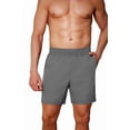 thumbnail image 6 of Pinspark Men's Gym Workout Shorts - 7" Quick Dry Running Athletic Shorts with Towel Loop and Zipper Pockets, 6 of 8