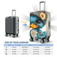 thumbnail image 5 of Picia Cute Sunflower Blue Duck Luggage Protector Cover Thicken Suitcase Protector Cover Fit 18-32 Inch Luggage-Medium, 5 of 9