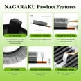 thumbnail image 4 of NAGARAKU 5D U Soft Light Natural U Shape Eyelash Extensions Black 0.07D 8mm, 4 of 7