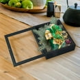 thumbnail image 5 of Muzilife 8x10 inch Shadow Box Picture Frame - 2.16" Deep Wood & Glass Display Case (Black), 5 of 6