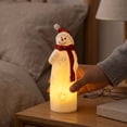 thumbnail image 6 of WWV Christmas LED Figurine Table Lamp Soft Glow Holiday Desktop Decor Indoor Mantel Shelf Festive Ornament Gift for Family Friends Christmas Decoration Lovers, 6 of 7