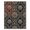 Black, Pattern 2, variant on ODIKA 4'x6' Machine Washable Non-Slip Area Rug, Antique Navy Blue High Traffic Rug, Blue, 990210