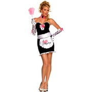 Secret Wishes Womens Playboy Mansion Maid Costume