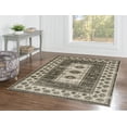 thumbnail image 2 of Linon Home Decor Vintage Area Rug or Runner Collection, Gray and Charcoal, 5' x 7.6', 2 of 6
