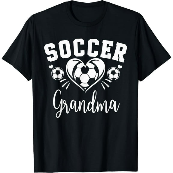 Playful Comfort Tee - Soccer Grandma Soccer Heart T-Shirt
