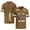 203#Brown, variant on Men's 4th of July V Neck Athletic Shirt Red White Blue USA Flag Short Sleeve Summer Active Top White M