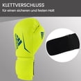 thumbnail image 3 of adidas FLX 3.0 Speed 50 Boxing & Kickboxing Gloves for Women and Men for Light Sparring, Training, Gym, Punching, Fitness and Heavy Bags. 10oz ,Solar Yellow, Dark Blue, 3 of 8
