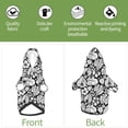 thumbnail image 3 of Uemuo Tropical Leaves for Winter Dog Hoodie Sweatshirts with Pockets Warm Dog Clothes for Small Dogs Chihuahua-XX-Large, 3 of 8