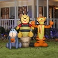 thumbnail image 2 of Gemmy Airblown Inflatable Halloween Pooh and Friends Scene Disney, 5 ft Tall, Multi, 2 of 4