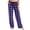 Purple, variant on Cyglowse Purple Pajama Pants Women Soft Casual Lounge Pajama Bottoms Comfy Stretch Sleep Pants Wide Leg Pj Bottoms with Pockets S-3XL