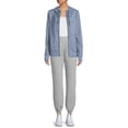 thumbnail image 3 of Athletic Works Women's Super Soft Lightweight Zip Up Hoodie Jacket, 3 of 5