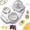 1 PC White, variant on 3 in 1 Egg Slicer for Hard Boiled Eggs, Heavy Duty Stainless Steel Egg Slicer, Versatile Dishwasher Safe Kitchen Cutters, Dicers & Slicers with 3 Slice Modes for Fruits, Salads, Berries (1 PC White)