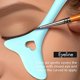 thumbnail image 5 of 1 herramienta de ayuda para delineador de ojos de silicona azul, herramienta de ayuda para dibujar máscara reutilizable, herramienta de aplicación de delineador de ojos para niñas., 5 of 5