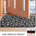 thumbnail image 3 of Black Christmas Snowflake Pattern Door Rugs,Washable Non Slip Door Mats Indoor,Decorative Door Mats,Entry Mat Indoor for Entrance,Bedroom,Kitchen,Bathroom,30"x17", 3 of 6