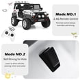 thumbnail image 5 of Gymax 12V Electric Kids Ride On Car Truck w/ MP3 Horn 2.4G Remote Control White, 5 of 10