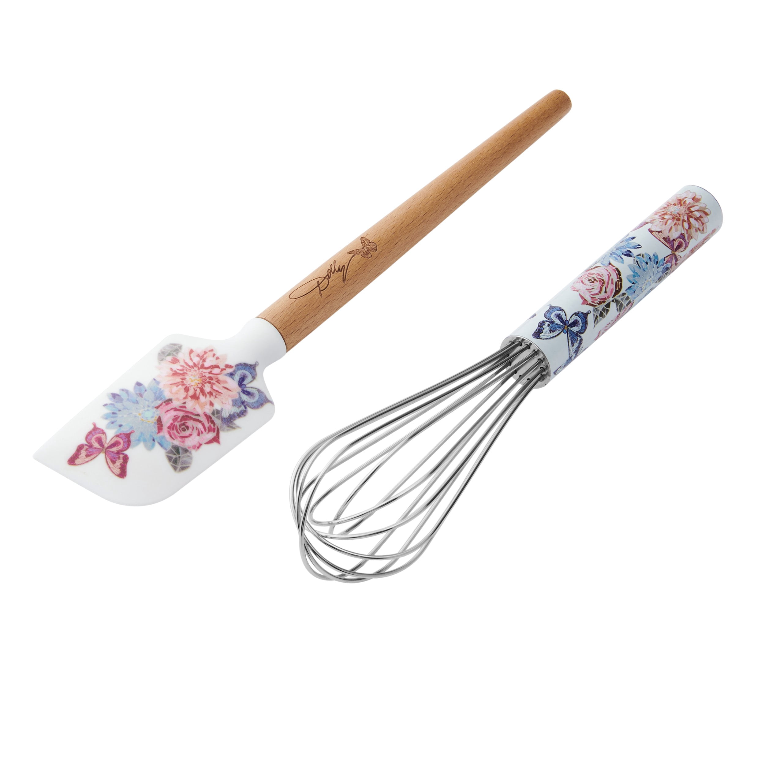 Dolly Parton Spatula and Whisk Set, Rose