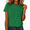 1-Green, variant on Women's Constellation Star Moon Galaxy Graphic Short Sleeve T-Shirt Boho Celestial Casual Tees Tops