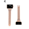 thumbnail image 4 of PULLIMORE Bling iWatch Bands Compatible with Apple Watch Band 38mm 40mm iWatch Series 8/7/6/5/4/3/2/1 SE Bracelet Diamond Rhinestone Watch Replacement Metal Strap Wristband (Rose Gold), 4 of 10
