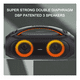 thumbnail image 2 of Bocina Plus portátil BLOOSOM con bluetooth waterproof negra y gris, 2 of 4