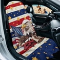 thumbnail image 2 of Xixirimido Vibrant American Flag Eagle Print Sweat Towel Car Seat Cover for Gym Workout Athletic Running Towel for Outdoor Sports Universal Auto Front Seat Protector for Trucks, SUV, 2 of 8