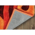 thumbnail image 3 of United Weavers Finesse Shag Area Rug 2100 21550 Chimes Burnt Orange 1' 10" x 3' Rectangle, 3 of 3