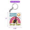 thumbnail image 5 of Goodbye Summer Doberman Pinscher Hello Fall Time for School Acrylic Keychain Doberman Dog Lover Gifts Collar Charm Tag Keyring - 02014, 5 of 5