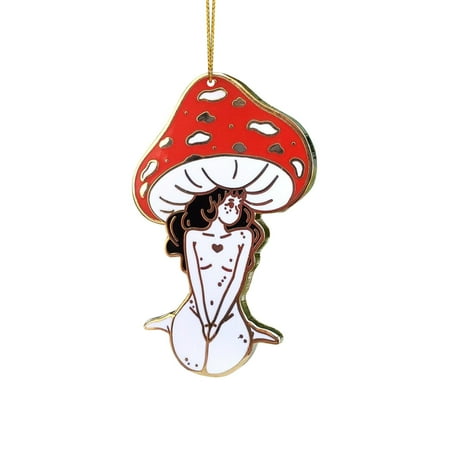 

Huaai Mushroom Girl Pendant Woodland Mystery Girl Home Decoration Pendant A