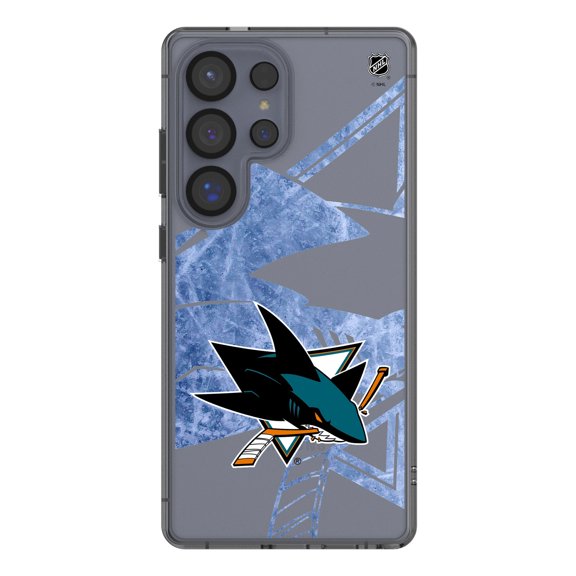 San Jose Sharks Galaxy Clear Ice Case
