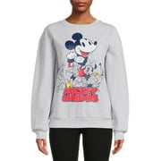 Mickey Mouse Junior's Friends Graphic Print Sweatshirt