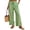 Green, variant on Kezqiaxn Wide Leg Pants for Women Fashion Striped Drawstring Elastic Waist Loose Casual Pants with Pockets Womens Trousers
