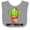 Heather and White, variant on Inktastic Cute Cactus Dont Touch Me Boys or Girls Baby Bib