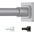 thumbnail image 1 of Tension Shower Curtain Rod - Shower Rod Tension Mounted No Drill Shower Curtain Rods Spring Tension Rod Adjustable Tension Curtain Rod for Windows Bathroom, 1 of 6