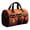 A004- D, variant on Halloween Yoga Bag for Women with Padded Puffy Barrel Shape, Spooky Carryall Handbag for Ladies, Festive Purse for Autumn Holiday Travel, Gift-Ready Luggage